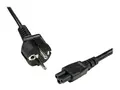 STARTECH 3 SLOT POWER CORD - EU MAINS TO IEC320 C5 POWER CORD - 0.75MM