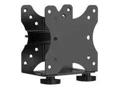 Multibrackets M Thin Client Holder - Monteringssett (holder, tynnklientfeste / CPU-holder) for personlig datamaskin - plastikk, stål - svart