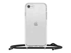 OtterBox React Series - Baksidedeksel for mobiltelefon necklace - stjernestøv (klart glitter) - for Apple iPhone 7, 8, SE (2nd generation), SE (3rd generation)