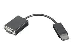 Lenovo - Videokonverter - DisplayPort - VGA svart - for ThinkCentre M75t Gen 2; M80s Gen 3; M90a Gen 3; M90q Gen 2; M90t Gen 3; ThinkCentre neo 70