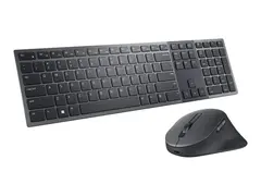 Dell Premier KM900 - Tastatur- og mussett samarbeid - bakbelysning - trådløs - 2.4 GHz, Bluetooth 5.1 - QWERTY - Pan Nordic - grafitt - med 3 years NBD Advance Exchange