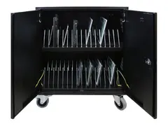 LEBA NoteCart Flex Extended 24 Vogn (kun lading) - for 24 nettbrett / notebook-er - USB-C-lader - l&#229;sbar - skjermst&#248;rrelse: inntil 15,6&quot;