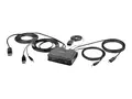 STARTECH.COM 2-Port Hybrid USB-C DisplayPort Cable KVM Switch 4K 60Hz Co