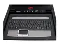 APC LCD Console - KVM-konsoll - 17&quot; - kan monteres i rack 1280 x 1024 @ 75 Hz - svart - 1U - for P/N: AR3103, AR3103SP, AR3106SP, SRT1000RMXLI, SRT1000RMXLI-NC, SRT5KRMXLW-TW
