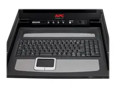 APC LCD Console - KVM-konsoll - 17&quot; - kan monteres i rack 1280 x 1024 @ 75 Hz - svart - 1U - for P/N: AR3103, AR3103SP, AR3106SP, SRT1000RMXLI, SRT1000RMXLI-NC, SRT5KRMXLW-TW
