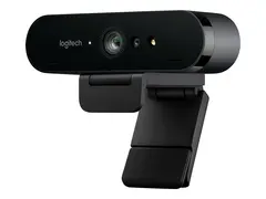 Logitech BRIO 4K Ultra HD webcam - Nettkamera farge - 4096 x 2160 - lyd - USB