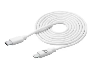 Cellular Line Power Cable - Lightning-kabel 24 pin USB-C hann til Lightning hann - 3 m - hvit