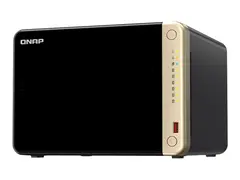 QNAP TS-664 - NAS-server - 6 br&#248;nner - SATA 6Gb/s RAID 0, 1, 5, 6, 10, 50, JBOD - RAM 8 GB - 2.5 Gigabit Ethernet - iSCSI st&#248;tte