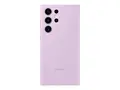 Samsung EF-PS918 - Baksidedeksel for mobiltelefon silikon - lavendel - for Galaxy S23 Ultra