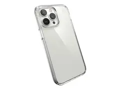 Speck Presidio Perfect-Clear - Baksidedeksel for mobiltelefon MagSafe-samsvar - hard polykarbonat, bløt termoplastpolyuretan (TPU) - blank - for Apple iPhone 14 Pro Max