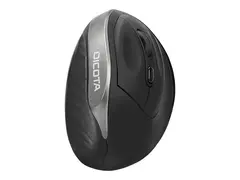 DICOTA Relax - Mus - ergonomisk h&#248;yrehendt - 5 knapper - tr&#229;dl&#248;s - USB tr&#229;dl&#248;s mottaker - svart