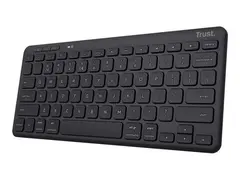 Trust Lyra - Tastatur - tr&#229;dl&#248;s 2.4 GHz, Bluetooth 5.0 - plastfri emballasje