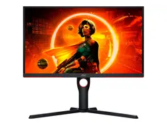 AOC Gaming 25G3ZM/BK - G3 Series LED-skjerm - gaming - 25&quot; (24.5&quot; synlig) - 1920 x 1080 Full HD (1080p) @ 240 Hz - VA - 300 cd/m&#178; - 3000:1 - 0.5 ms - 2xHDMI, DisplayPort - svart, r&#248;d