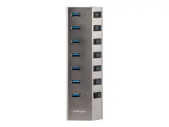 STARTECH.COM 7-Port Self-Powered USB-C Hub with Individual On/Off Switches USB