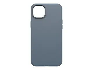 OtterBox Symmetry Series+ - Baksidedeksel for mobiltelefon antimikrobielt - MagSafe-samsvar - polykarbonat, syntetisk gummi - skjønn (blått) - for Apple iPhone 14 Plus