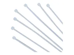 Eaton Tripp Lite Series 7.5in Nylon Cable Ties Cable Management 40lbs Strength 100-pack 100pc 7.5&quot; Kabelfesteb&#229;nd - 19.1 cm - gr&#229; (en pakke 100)