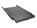 Eaton Tripp Lite Series Rack Enclosure Cabinet Standard Sliding Shelf 50lb Capacity Rack-hylle - svart