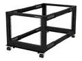 STARTECH.COM 19inch 8U Open Frame Rack - 4 Post - 22-40in. Adjustable Depth -