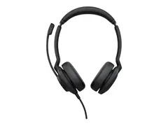 Jabra Evolve2 30 SE UC Stereo - Hodesett on-ear - kablet - USB-A - lydisolerende - Optimert for UC