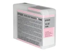 Epson - 80 ml - livlig lys magenta original - blekkpatron - for Stylus Pro 3880, Pro 3880 Mirage Edition, Pro 3880 Signature Worthy Edition