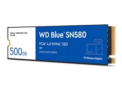 WD Blue SN580 - SSD - 500 GB - intern - M.2 2280 PCIe 4.0 x4 (NVMe)
