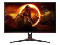 AOC Gaming Q27G2E/BK - G2 Series LED-skjerm - gaming - 27&quot; - 2560 x 1440 QHD @ 155 Hz - VA - 250 cd/m&#178; - 3000:1 - 1 ms - 2xHDMI, DisplayPort - svart, r&#248;d