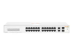 HPE Networking Instant On 1430 26G 2SFP Switch Switch - ikke-styrt - 26 x 10/100/1000 + 2 x 100/1000 SFP - stasjon&#230;r, rackmonterbar, veggmonterbar - BTO