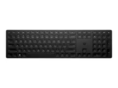 HP 455 - Tastatur - programmerbar - trådløs 2.4 GHz - Pan Nordic - svart