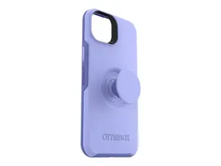 OtterBox Otter + Pop Symmetry Series Baksidedeksel for mobiltelefon - antimikrobielt - polykarbonat, syntetisk gummi - gravmyrt - for Apple iPhone 14 Plus