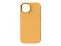 KEY Original - Baksidedeksel for mobiltelefon MagSafe-samsvar - silikon, polykarbonat - honningkakeoransje - for Apple iPhone 14 (6.1 tommer)