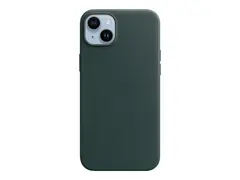 Apple - Baksidedeksel for mobiltelefon MagSafe-samsvar - l&#230;r - skoggr&#248;nn - for iPhone 14 Plus