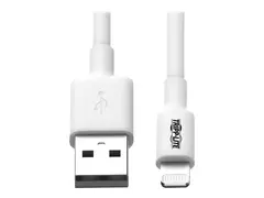 Eaton Tripp Lite Series USB-A to Lightning Sync/Charge Cable (M/M) MFi Certified, White, 6 ft. (1.8 m) - data-/str&#248;mkabel - Lightning / USB - 1.83 m