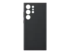 Samsung EF-VS918 - Baksidedeksel for mobiltelefon ekte skinn - svart - for Galaxy S23 Ultra