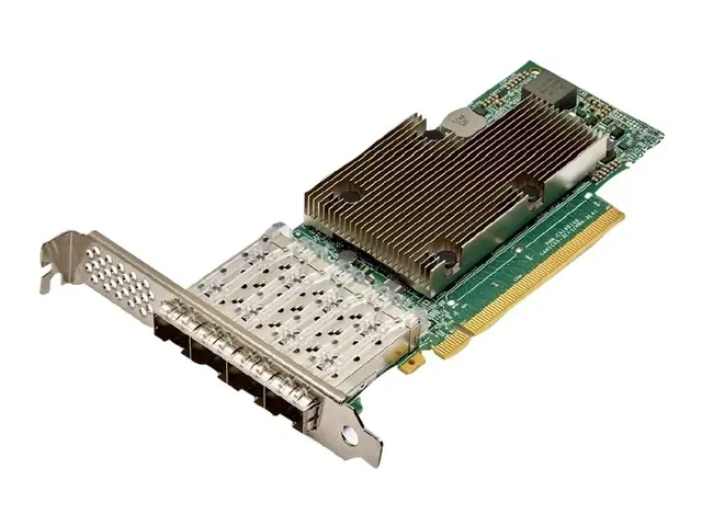 Broadcom BCM57504 - Nettverksadapter - PCIe 4.0 x16 10Gb Ethernet / 25Gb Ethernet SFP28 x 4 - for Apollo 4200 Gen10; ProLiant DL345 Gen10, DL360 Gen10, DL365 Gen10, DL380 Gen10 