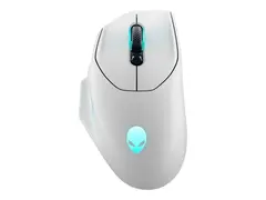 Alienware AW620M - Mus - h&#248;yrehendt - optisk 7 knapper - kablet, tr&#229;dl&#248;s - USB, 2.4 GHz - m&#229;nelys - l&#248;svekt - boks