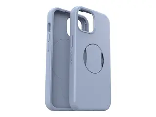 OtterBox OtterGrip Symmetry Series Baksidedeksel for mobiltelefon - MagSafe-samsvar - polykarbonat, syntetisk gummi - you do blue (blue) - for Apple iPhone 15