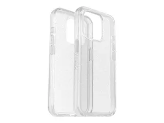 OtterBox Symmetry Series Clear - Baksidedeksel for mobiltelefon MagSafe-samsvar - resirkulert plast - stjernestøv (klart glitter) - for Apple iPhone 15 Pro
