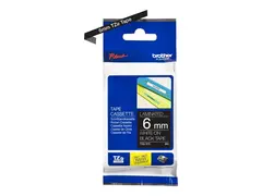 Brother TZe-315 - Standardklebemiddel - hvitt p&#229; svart Rull (0,6 cm x 8 m) 1 kassett(er) laminert teip - for Brother P-Touch EDGE PT-P750WVP and P-Touch models.