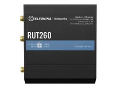 Teltonika RUT260 - Tr&#229;dl&#248;s ruter - WWAN 2,4 GHz 3G, 4G - DIN-skinnemonterbar