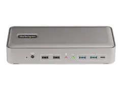 STARTECH.COM Dual-Laptop USB-C KVM Docking Station Dual Monitor 4K 60Hz Di