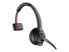 Poly Savi 8210-M - Savi 8200 series hodesett - on-ear - DECT / Bluetooth - tr&#229;dl&#248;s - svart - Zoom Certified, Certified for Microsoft Teams