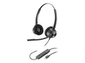 Poly EncorePro 320 - EncorePro 300 series hodesett - on-ear - kablet - USB-C - svart - Certified for Microsoft Teams