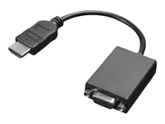 Lenovo - Video adapter - HDMI hann til HD-15 (VGA) hunn 20 cm