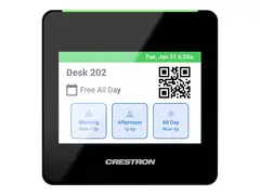 Crestron TSS-470E-B-T - Room manager 3.5", desk scheduling - trådløs, kablet - 802.11a/b/g/n/ac - 2.4 Ghz, 5 GHz - 10/100/1000 Ethernet - teksturert svart