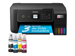 Epson EcoTank ET-2870 - Multifunksjonsskriver farge - ink-jet - ITS - A4 (medie) - opp til 10 spm (trykking) - 100 ark - Wi-Fi, USB - svart