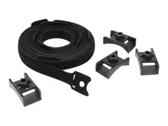 APC - Slakksl&#248;yfe for kabelstyring - svart TAA-samsvar (en pakke 10) - for P/N: SMTL1000RMI2UC, SMX1000C, SMX1500RM2UC, SMX1500RM2UCNC, SMX750C, SMX750CNC