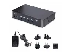 STARTECH.COM 4-Port DisplayPort 1.4 KV Switch 8K 60Hz / 4K 144Hz 2x USB 3.0 Po