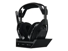 Logitech G Astro A50 X - Hodesett full st&#248;rrelse - Bluetooth / LIGHTSPEED - tr&#229;dl&#248;s - hvit