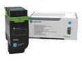 Lexmark - H&#248;y ytelse - cyan - original - boks tonerpatron LCCP - for Lexmark CS531dw, CX532adwe