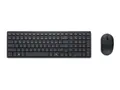 Dell Pro Compact Silent Keyboard and Mouse KM555 - Tastatur- og mussett - tr&#229;dl&#248;s - 2.4 GHz, Bluetooth 5.1 - QWERTY - Pan Nordic - svart - med 3 &#229;rs Advanced Exchange Service